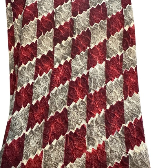 Ermenegildo Zegna Silk Tie Burgundy - Picture 1 of 4